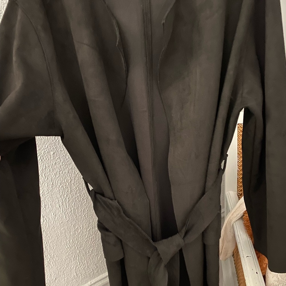 Mango Basic, Long Velvet Jacket